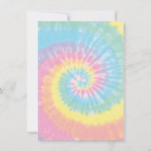 Roller Skaten Retro Glitzer Hippie Birthday Einladung (Rückseite)