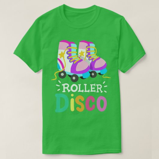Roller Skaten Roller Disco T-Shirt (Design vorne)