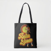 Roller Skaten Roller Queen 1970S Retro Afro Tasche (Vorderseite)