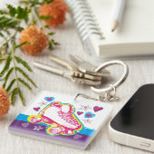 Roller Skaten Schlüsselanhänger Roller Rink Skate (Vorderseite rechts)