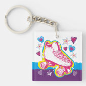 Roller Skaten Schlüsselanhänger Roller Rink Skate (Vorderseite)