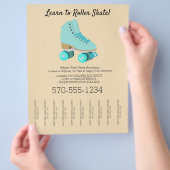 Roller-Skaten, Skate-Lektionen, Roller Derby Custo Flyer (Hand)