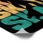 Roller Skaten Skate Skate Skate Skate 1970S Retro Poster (Ecke)