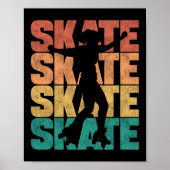 Roller Skaten Skate Skate Skate Skate 1970S Retro Poster (Vorne)