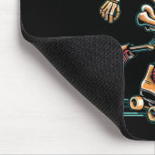 Roller Skaten Skater Halloween Mousepad (Ecke)