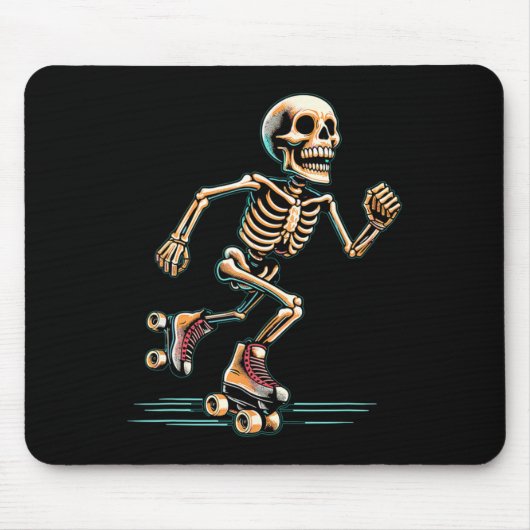 Roller Skaten Skater Halloween Mousepad (Vorne)