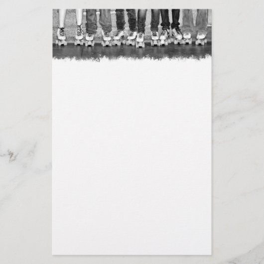 Roller Skaten Stationery Briefpapier (Vorderseite)