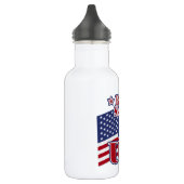 Roller Skaten USA Edelstahlflasche (Links)