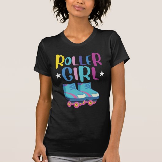 Roller-Skater Großtochter Skaten Rollerblendung T-Shirt (Vorderseite)