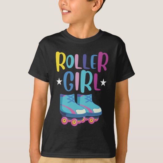 Roller-Skater Großtochter Skaten Rollerblendung T-Shirt (Vorderseite)