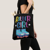 Roller-Skater Großtochter Skaten Rollerblendung Tasche (Von Nahem)