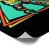 Roller Skater Inline Skaten Poster (Ecke)