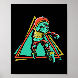 Roller Skater Inline-Skating  Poster