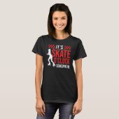 Roller-Skater-Outfit-Roller-Skate Grafikrollen T-Shirt (Vorne ganz)