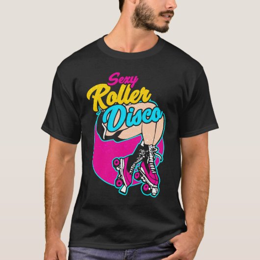 Roller skates disco inline skating roller skating T-Shirt (Vorderseite)