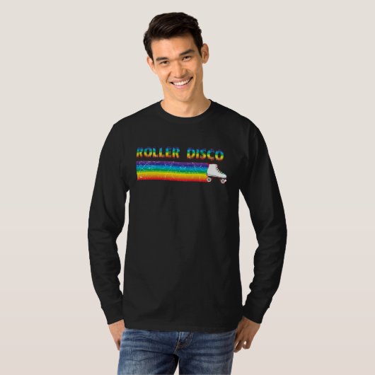 Roller skates disco inline skating roller skating T-Shirt (Vorne ganz)