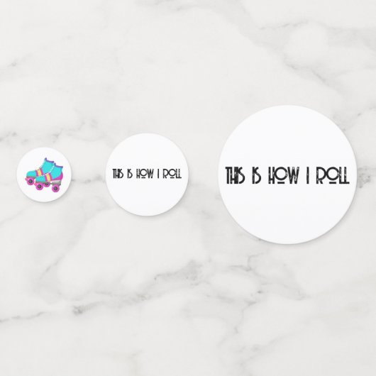 Roller Skates Konfetti (Rückseiten)