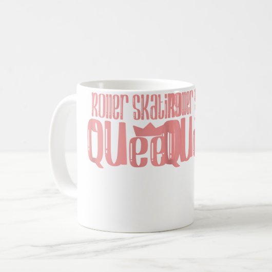 Roller Skating Queen Kaffeetasse (Vorderseite Links)
