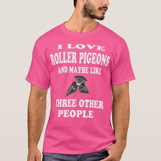Roller Tauben Birmingham Roller Tauben T-Shirt (Vorderseite)