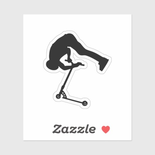 Roller-Trick-Rückflip Aufkleber (Blatt)