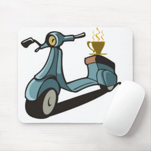 ROLLER UND KAFFEE MOUSPAD MOUSEPAD (Mit Mouse)