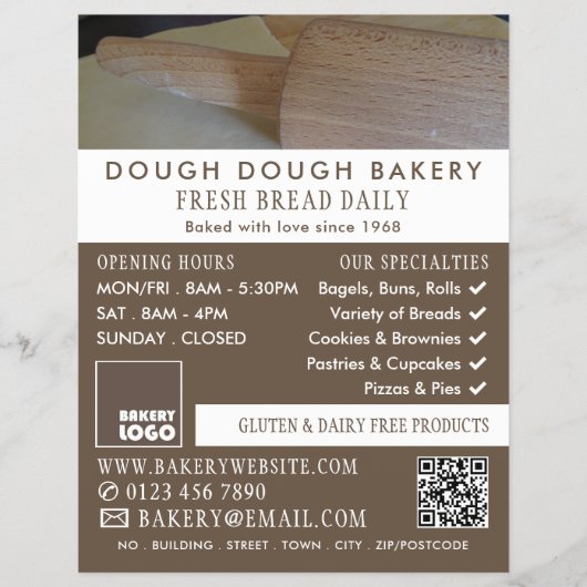 Roller und Konditorei, Bäckereien, Werbung im Bäck Flyer (Vorne)