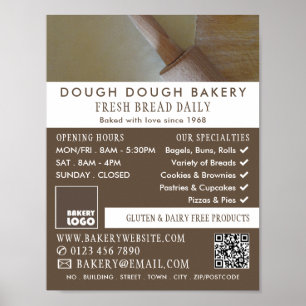 Roller und Konditorei, Bäckereien, Werbung im Bäck Poster