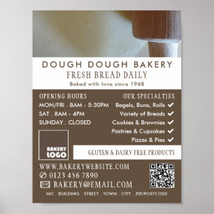 Roller und Konditorei, Bäckereien, Werbung im Bäck Poster