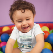 Roller und Windeln Baby Strampler