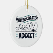 Roller Untersetzer Addict Keramik Ornament (Rechts)