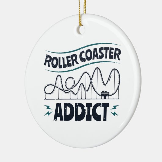 Roller Untersetzer Addict Keramik Ornament (Links)