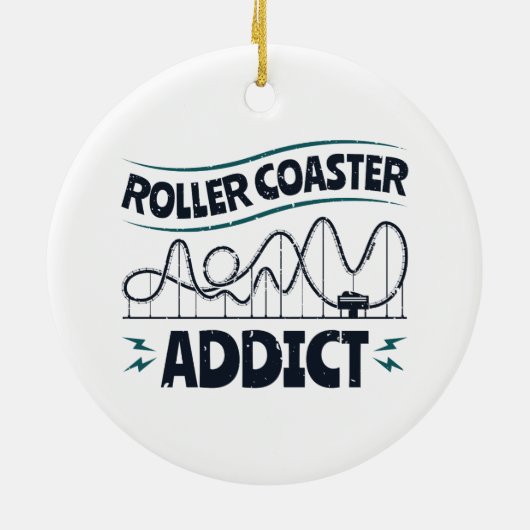 Roller Untersetzer Addict Keramik Ornament (Hinten)