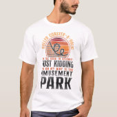 Roller Untersetzer Amusement Park Roller T-Shirt (Vorderseite)