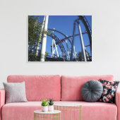 Roller Untersetzer Art Print Leinwanddruck (Insitu (Wohnzimmer))