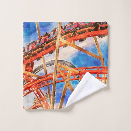 Roller Untersetzer Badetuch Set (Waschlappen)