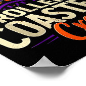 Roller Untersetzer Boo Crew Funny Halloween Ghost  Poster (Ecke)