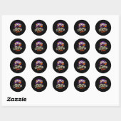 Roller Untersetzer Boo Crew Funny Halloween Ghost Runder Aufkleber (Blatt)