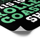 Roller Untersetzer Crew Vergnügungspark Fans Unter Poster (Ecke)