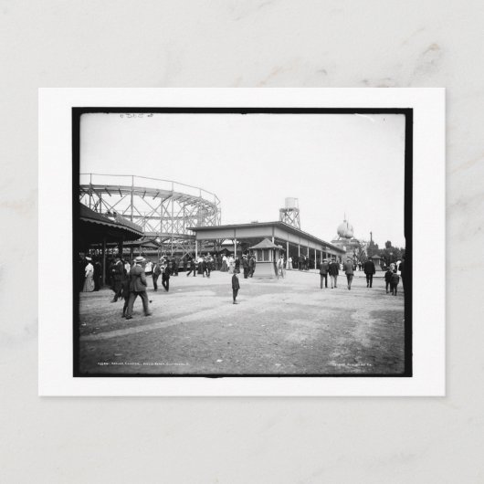 Roller Untersetzer, Euclid Beach, Cleveland,OH Vin Postkarte (Vorderseite)