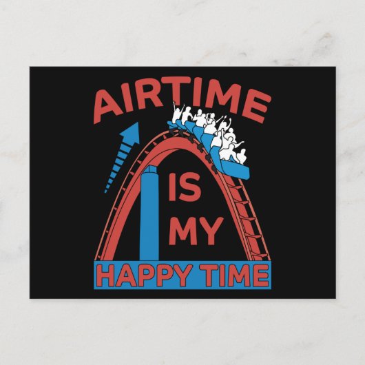 Roller Untersetzer Funny Amusement Park Geschenk Postkarte (Vorderseite)