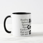 Roller Untersetzer Geek Coffee Tasse (Links)