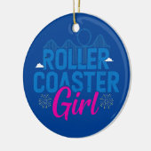 Roller Untersetzer Girl Amustion Themenpark Rivier Keramik Ornament (Links)