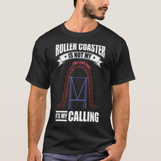 Roller Untersetzer Hobby Amusement Park Roller Unt T-Shirt (Vorderseite)