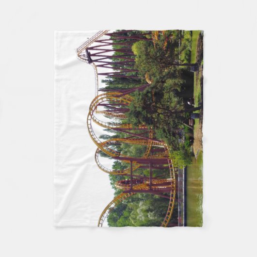 Roller-Untersetzer in Frankreich Fleecedecke (Vorderseite)