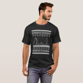 Roller Untersetzer Karneval Szene Ugly Christmas S T-Shirt (Vorne ganz)