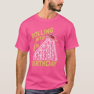 Roller Untersetzer Kids Funny Rolling in meine 6.  T-Shirt