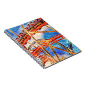 Roller-Untersetzer-Notebook Notizblock (Rechte Seite)