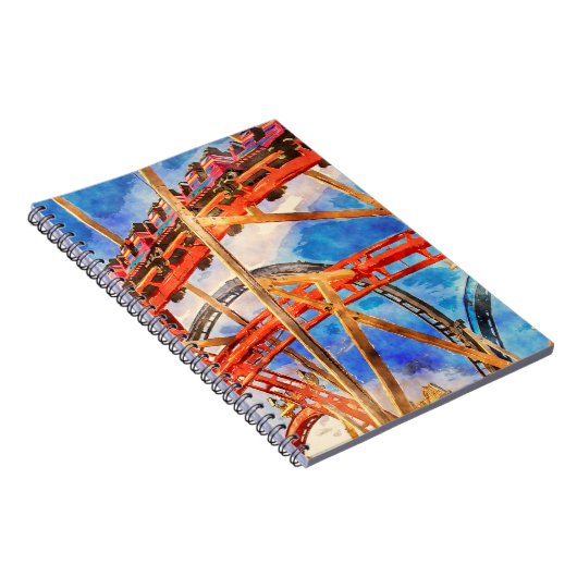 Roller-Untersetzer-Notebook Notizblock (Rechte Seite)