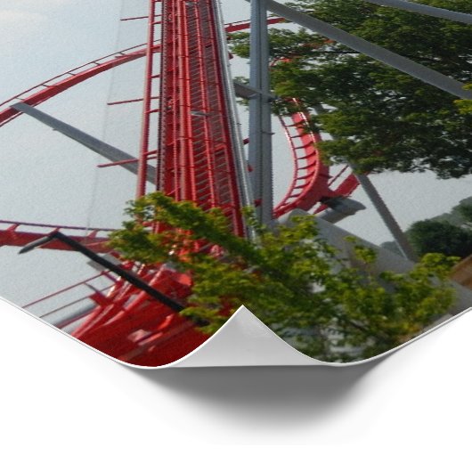 Roller-Untersetzer Poster (Ecke)