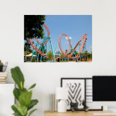 Roller-Untersetzer Poster (Heimbüro)